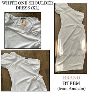 White One Shoulder Dress
